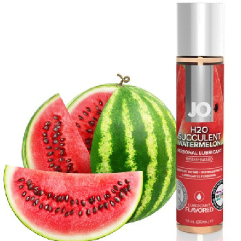 Profesjonalny lubrykant na bazie wody o smaku arbuzowym System JO H2O - Succulent Watermelon 30 ml