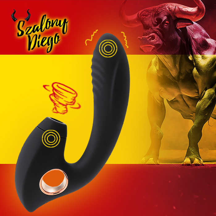 podwójnie stymulujący wibrator punktu G i pulsator - stymulator łechtaczki