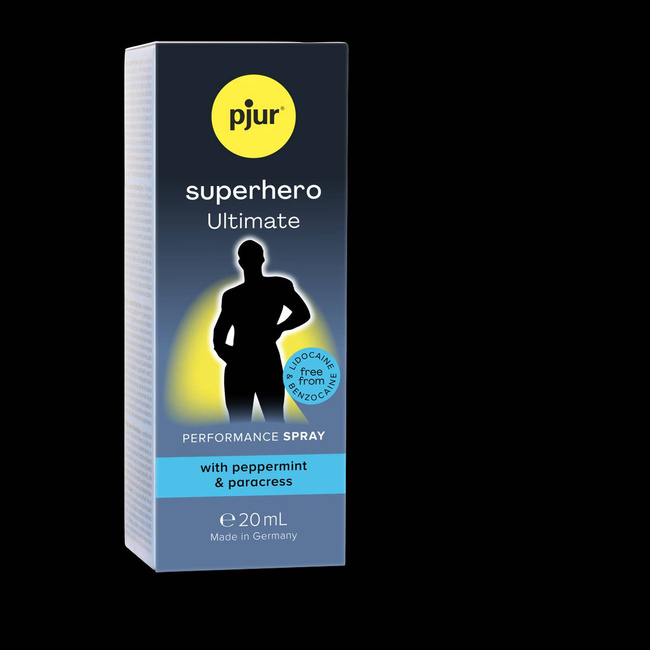 Superhero Ultimate Spray opóźniający wytrysk, z sześcioma czynnikami aktywnymi, 20 ml