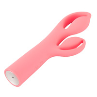Królik Alicji – bajeczny elastyczny wibrator z królikiem do łechtaczki, 25 cm I wkładane 13,3 cm, silikon, IPX7