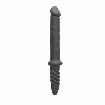 Podwójne dildo analne w kształcie śruby