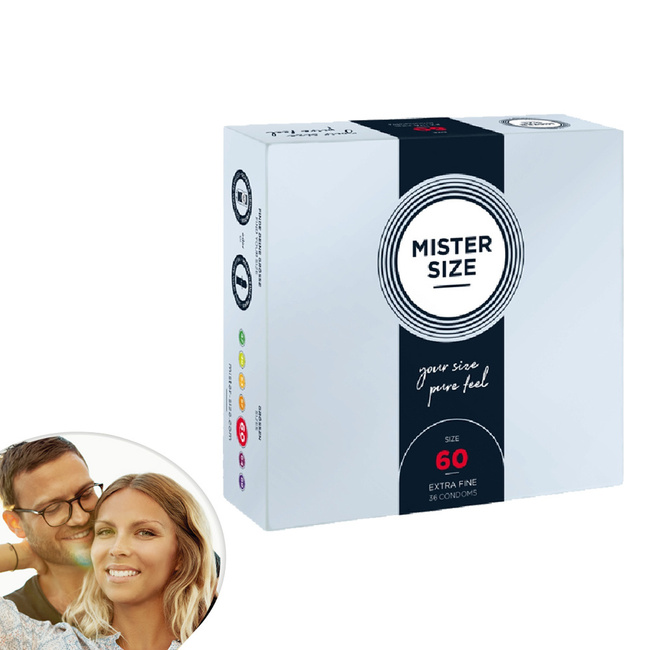 Prezerwatywy MISTER SIZE rozmiar 60 mm 36 szt.