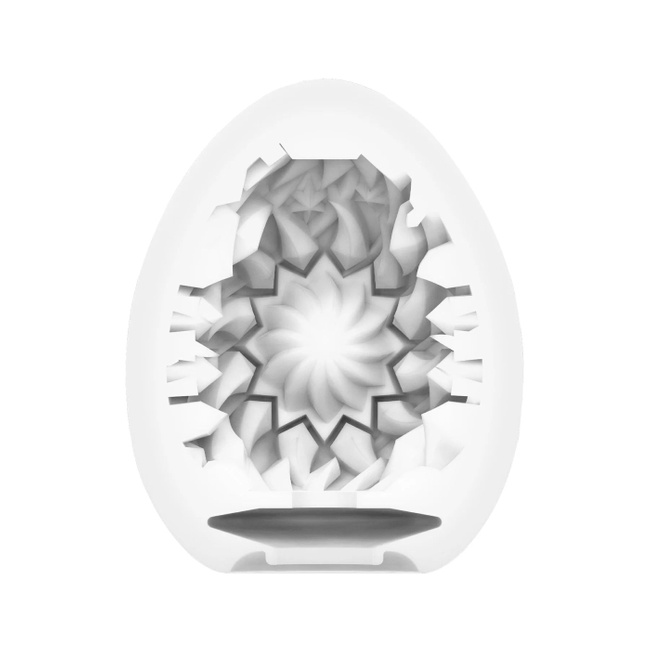 Na jeszcze lepszy dzień - masturbator jajko Tenga EGG Shiny II o wewnętrznej powierzchni w kształcie słońca i jego promieni, seria Hard Boiled (STRONGER)