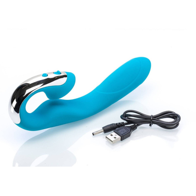 Luksusowy wibrator do punktu G z 30 wibracjami (niebieski)