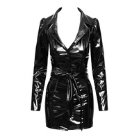 Mini sukienka i krótki płaszcz w jednym! Winyl BLACK LEVEL