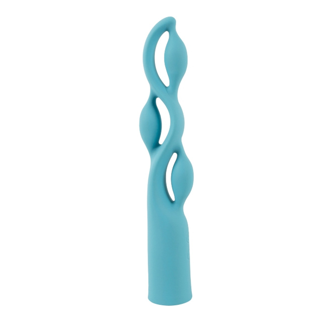 Rozkosz Fiony – bajeczny elastyczny wibrator z trzema pętlami, 3 silniki, 25 cm I wkładane 18,3 cm, silikon, IPX7