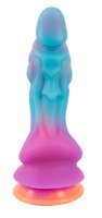 Smok Fallurex. Fantasy dildo jak smok strażnik skarbu pożądania. Dł. 21,5 cm, wkładane 19 cm, Ø 7,3 cm