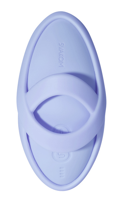 Figlarz na palcu - Wibrator na palec sterowany smartfonem SVAKOM z funkcją grzania wodoodporny