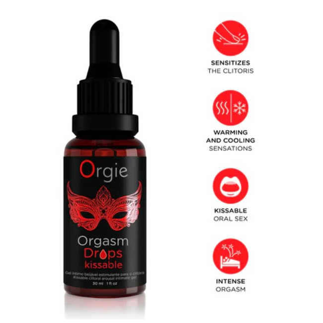 Jadalne krople stymulujące łechtaczkę stymulujące pobudzające orgazm 30 ml
