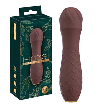Hazel 01 wibrator do torebki z falowaną główką 10 trybów wibracji