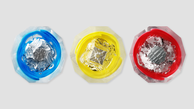 Masturbator wirujący-skrętny Spinner DELUX DX02 BUMPS z miękkimi, sprężystymi wypustkami i suszarką