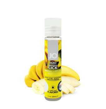 Profesjonalny lubrykant na bazie wody o smaku bananowym System JO H2O - Banana Lick 30 ml