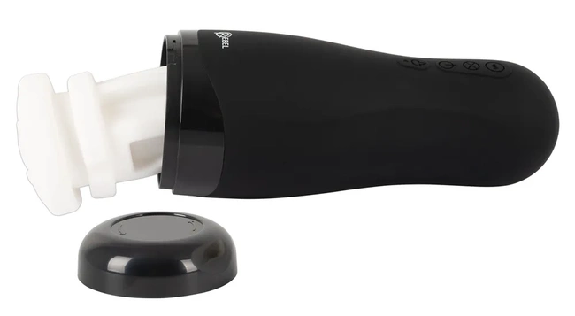 Masturbator z funkcją wibracji, ssania i ogrzewania