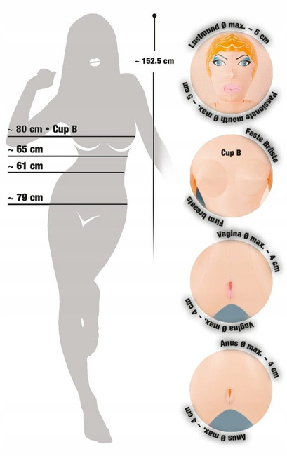 Dmuchana Lalka miłości Elements Storm
