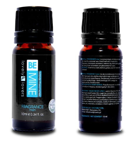 Skoncentrowane Feromony z nutą zapachową dla mężczyzn BeMINE Fragrnace 10 ml