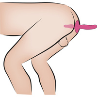 2w1 dwustronny wibrator 13,5 cm i korek analny 8,5 cm, 2 silniki, silikon, wodoodporny IPX7