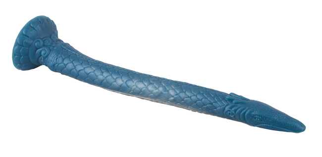 Uramoros – wąż wiecznej ekstazy. Fantasy dildo jak długi, gibki wąż. Silna przyssawka. Dł. 46 cm, wkładane 42 cm, Ø 5,2 cm