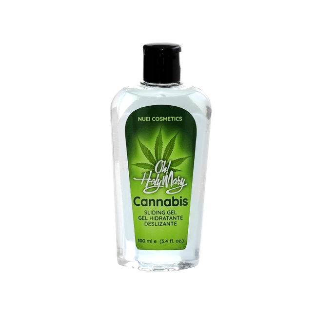 Żel na bazie wody z Cannabis CBD, doskonały poślizg, intensywny seks, seks waginalny i seks analny, bez cukru, bez glutenu, 100% wegański, 100 ml