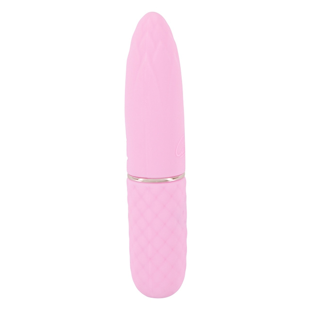Liliowy prosty mini wibrator do kosmetyczki, do waginy i anusa, super silne wibracje, 10,5 cm, Cuties 5 generacji