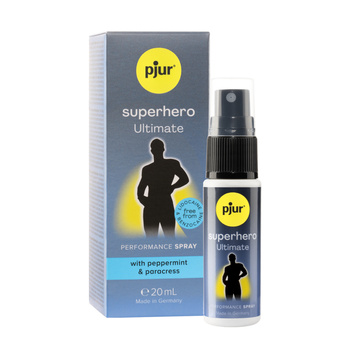 Superhero Ultimate Spray opóźniający wytrysk, z sześcioma czynnikami aktywnymi, 20 ml