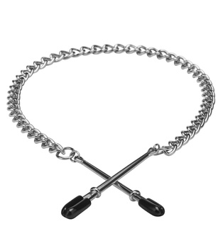 Klamerki na sutki z łańcuszkiem BDSM