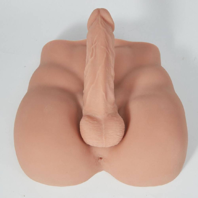 Męska sex lalka duże dildo - realistyczny korpus 