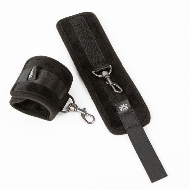 Miękkie kajdanki na nadgarstki SEI MIO, soft BDSM, bondage, 2 sztuki