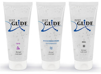 Just Glide – zestaw 3 lubrykantów wodnych 3x200 ml (Classic, Anal, Toylube)