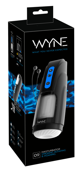 Masturbator dwusilnikowy z super silnymi funkcjami ssania i wibracjami WYNE 7
