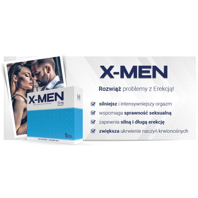 Suplement diety wspomagający męską sprawność seksualna i erekcję – X-MEN™