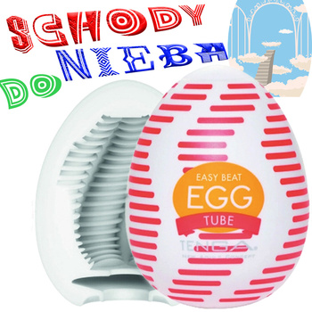 Schody do nieba - masturbator jajko Tenga EGG Tube o frezowaniu w kształcie spiralnych schodów, seria Wonder (REGULAR).html