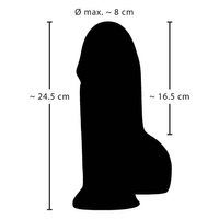Cielisty realistyczny penis żylasty 24,5 cm Lolo