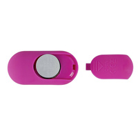 Uśmiech na spacerze – wibrator spacerowy, domajtkowy z dużą rowkowaną główką do punktu G i stymulatorem łechtaczki