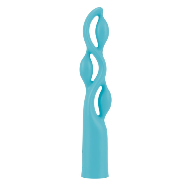 Rozkosz Fiony – bajeczny elastyczny wibrator z trzema pętlami, 3 silniki, 25 cm I wkładane 18,3 cm, silikon, IPX7