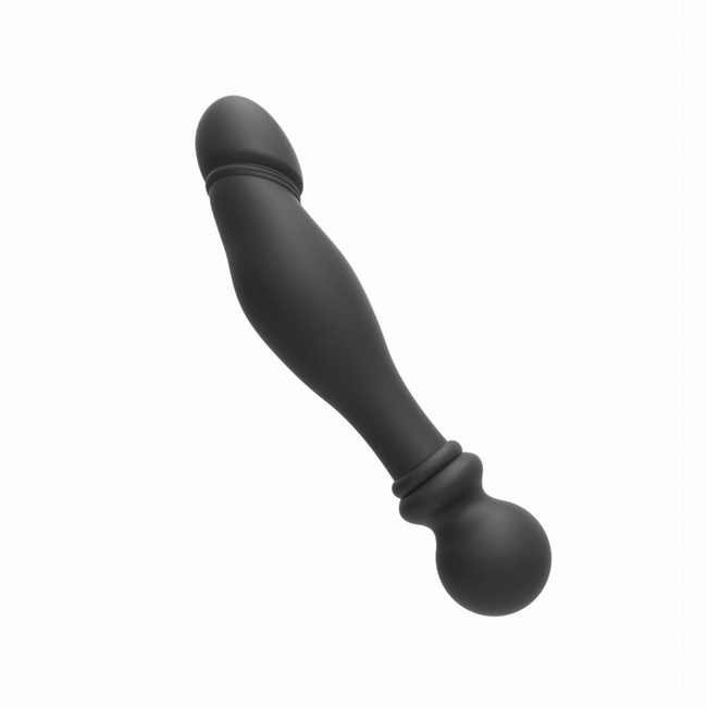 Silikonowe dildo z kulką do analu i punktu G