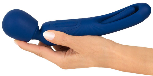 2w1 Dwustronna różdżka radości – różdżka wand i wibrator z języczkiem do punktu G i wnętrza pochwy