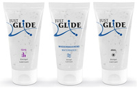 Just Glide – zestaw 3 lubrykantów wodnych 3x50 ml (Classic, Anal, Toylube)