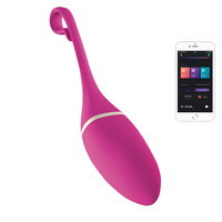 Spacerowe wibrujące jajeczko Irena sterowane aplikacją 7,5x3,5 cm, różowe
