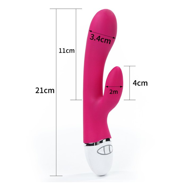 Silikonowy wibrator "Jak marzenie " ładowany przez USB