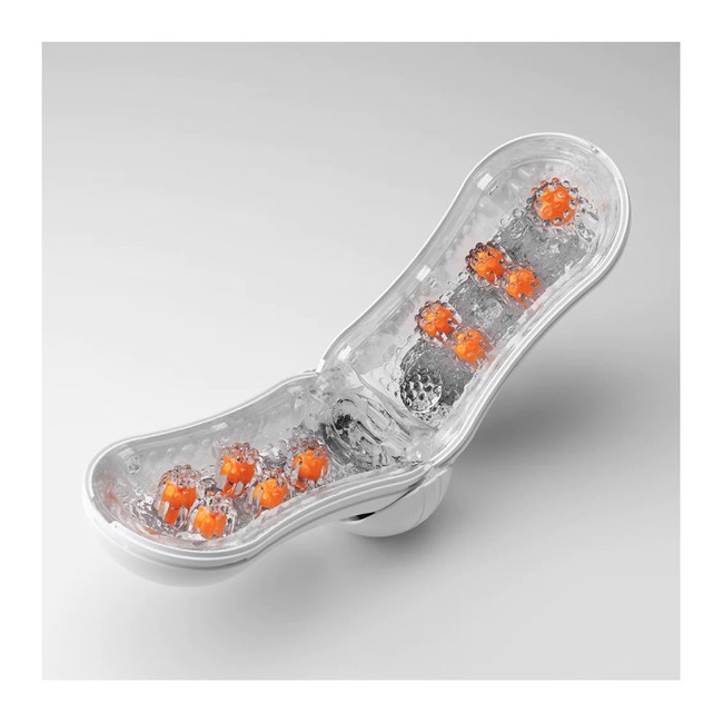 WYCOFANE ZE SPRZEDAŻY Masturbator Orange Crash TENGA Flip