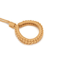 Ekologiczna uprząż do krępowania, kajdanki na ręce i obroża, linka bawełniana, kinbaku shibari bondage, regulowane