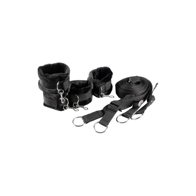 Pasy do unieruchamiania na łóżku soft bondage seria DELUXE BDSM