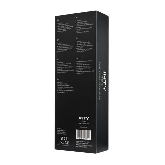 Wibrator do stymulacji punktu G, mocny, giętki, czarny, wodoodporny IPX7, 20 cm, silikon