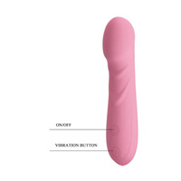 Różowy masażer łechtaczki z akumulatorem