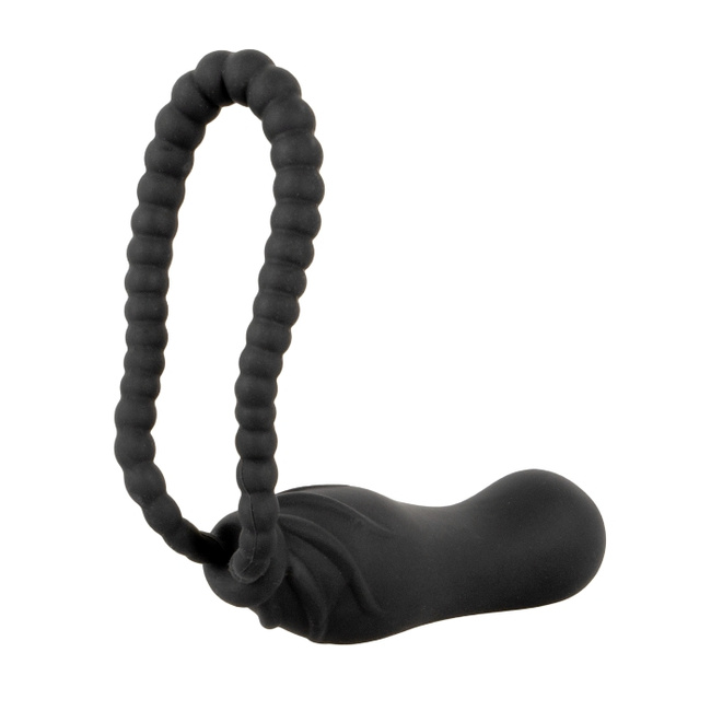 Doskonałe dopasowanie – strapon bez pasków z dającą się kształtować pętlą, dildo 11 cm, Ø max 3,2 cm