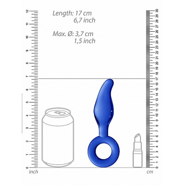 Dildo szklane z uchwytem