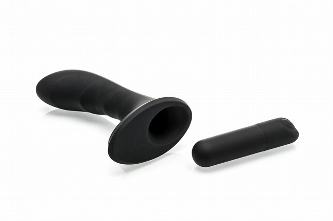 Silikonowy, wibrujący masażer prostaty na pilota