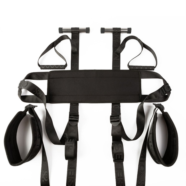 Regulowana huśtawka do drzwi do seksu SEI MIO, zestaw do unieruchamiania na drzwiach, soft BDSM, bondage