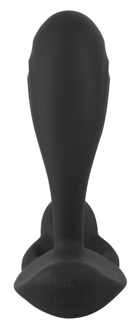 Silikonowy, dwusilnikowy, spacerowy masażer prostaty i krocza na pilota