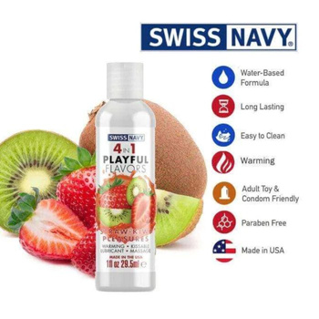 Lubrykant 4 w 1 Kiwi-Truskawka 30ml